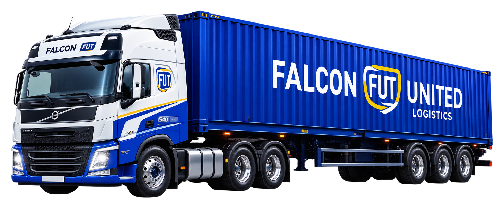 Falcon United logistics trailer truck